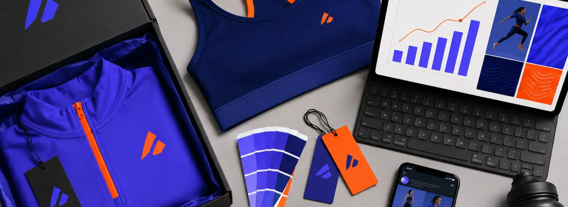 Sportswear business plan with product branding and growth strategy.