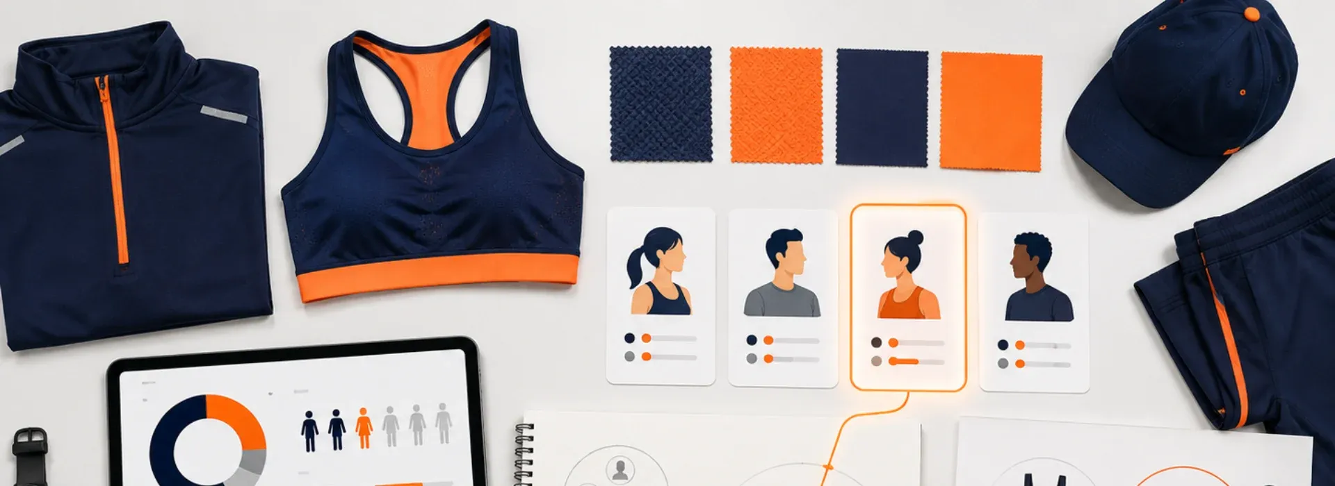 Sportswear market research and audience gap analysis.